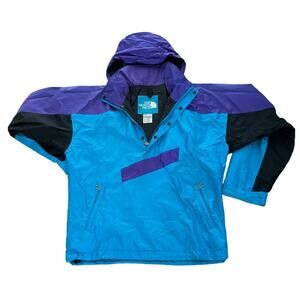 Vintage 1990s The North Face Colorblock Pullover Anorak XS